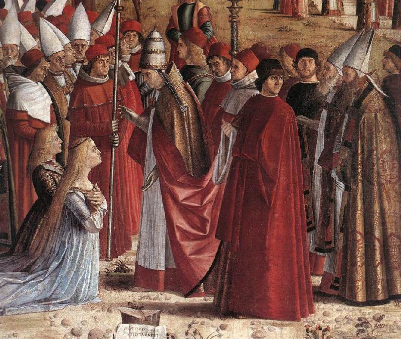 The Pilgrims Meet the Pope (detail), CARPACCIO, Vittore